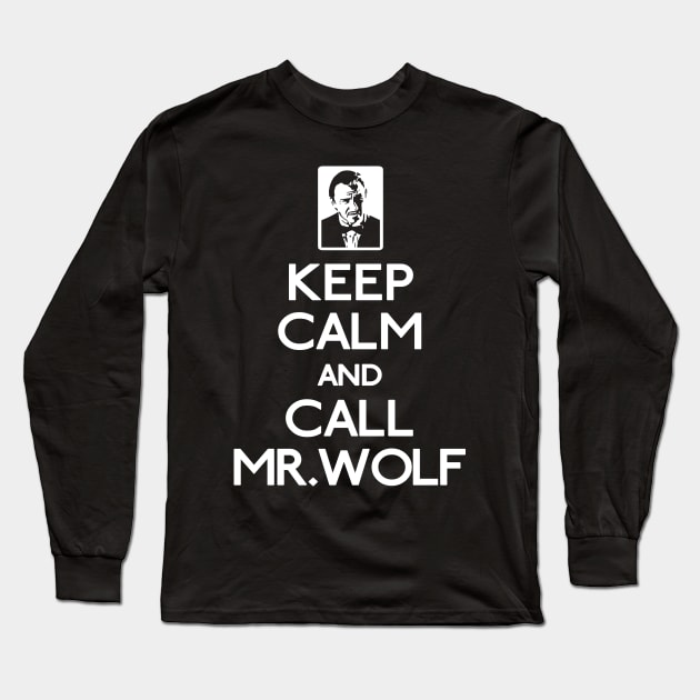 Call Mr Wolf Long Sleeve T-Shirt by karlangas